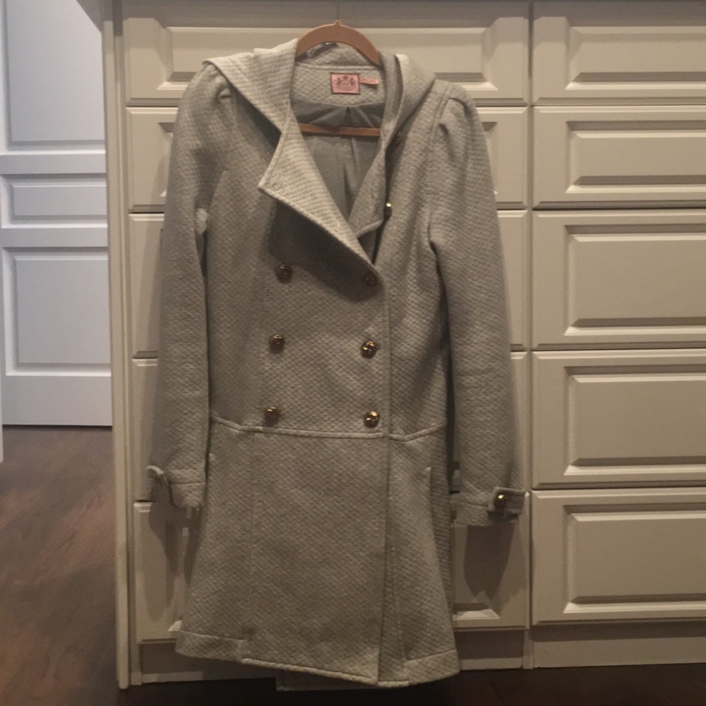 Chic Juicy pea coat - grey and gold